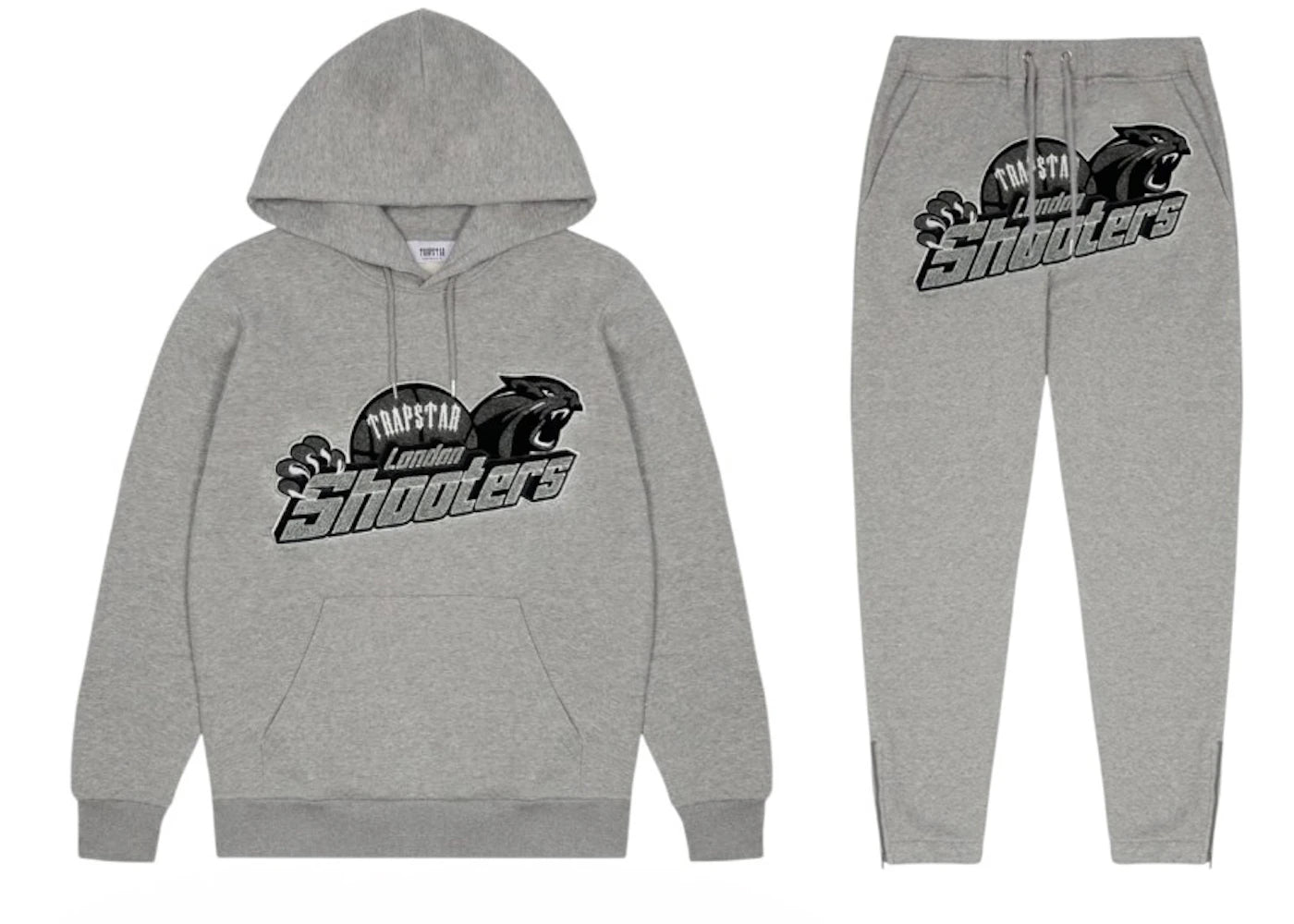 Survêtement Trapstar Shooters - Édition monochrome grise