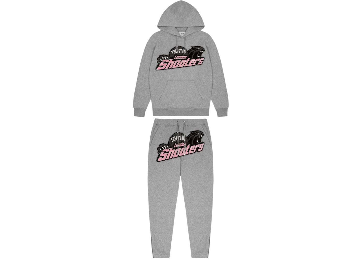 Trapstar Shooters Tracksuit-Grey/Pink