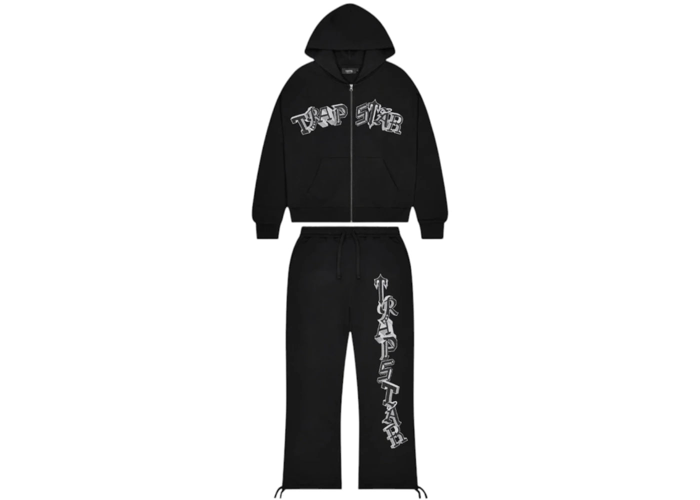 Survêtement à capuche en chenille Trapstar Wildcare - Noir