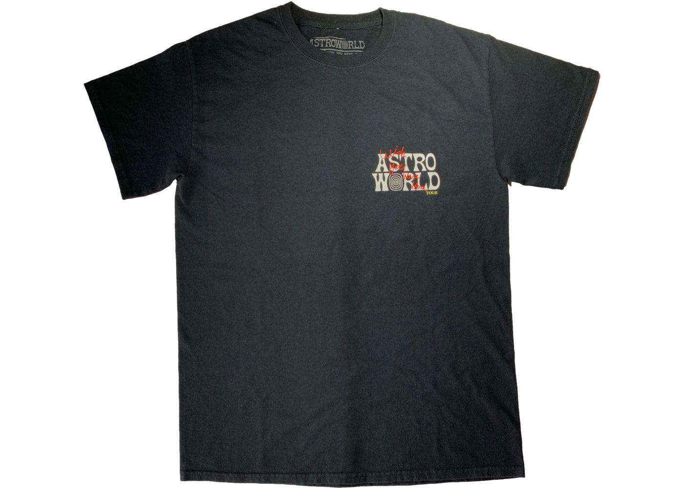Travis Scott Astroworld Tour Wish You Were Here Tee-Black
