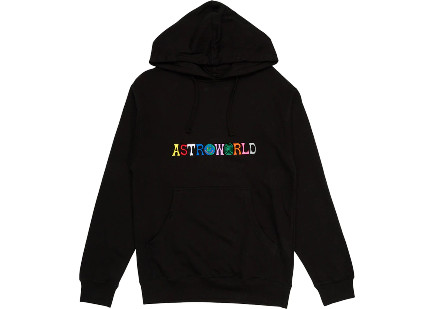Travis Scott Astroworld Logo Hoodie-Black