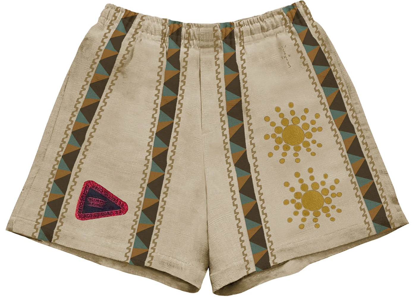 Travis Scott Cactus Jack Starburst Short Beige Multi