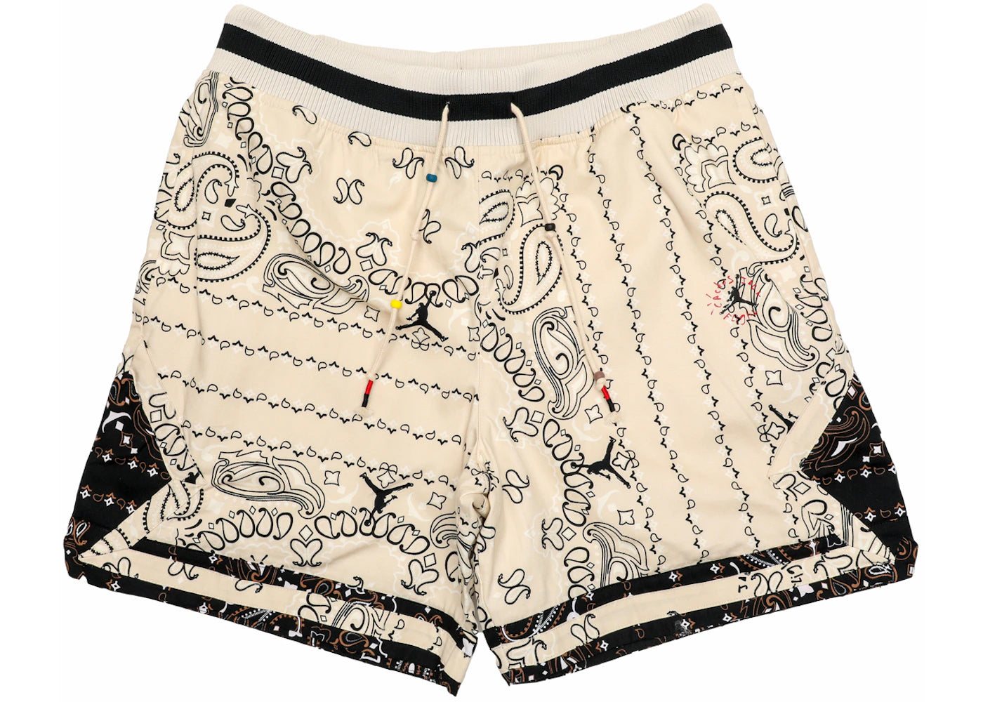 Travis Scott x Jordan Paisley Shorts-Orewood