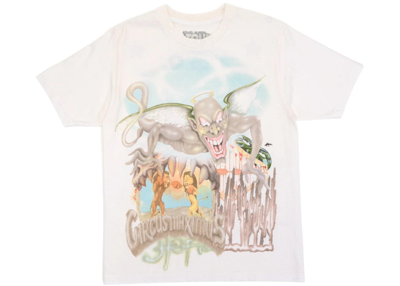 Travis Scott Utopia Circus Maximus 2023 Tour III Tee-White