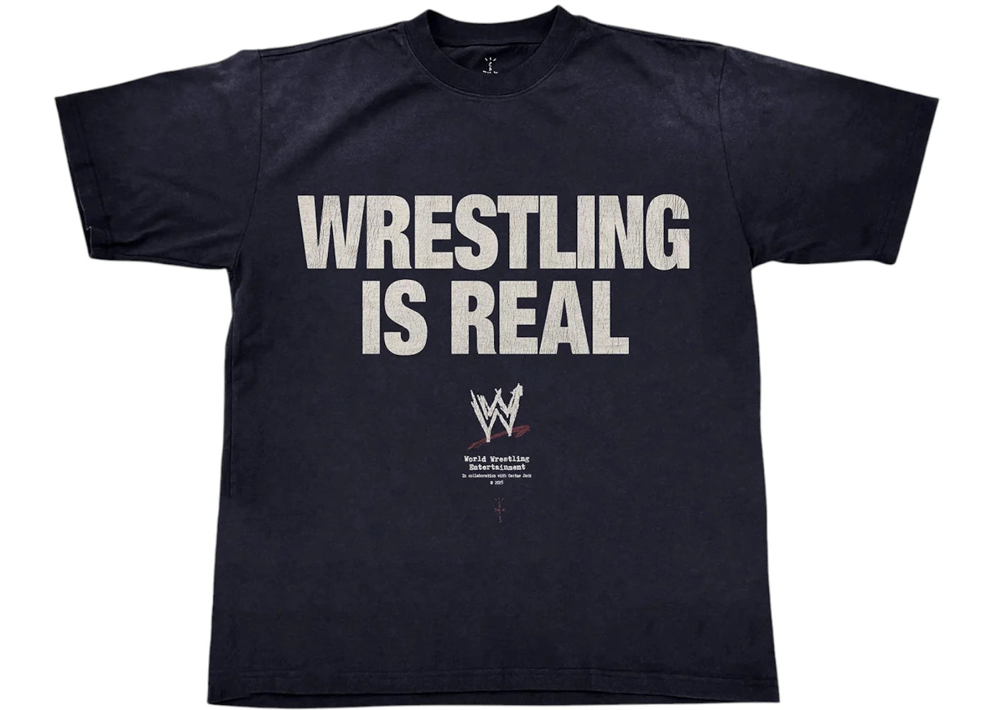 Travis Scott Wrestling Is Real T-shirt-Black