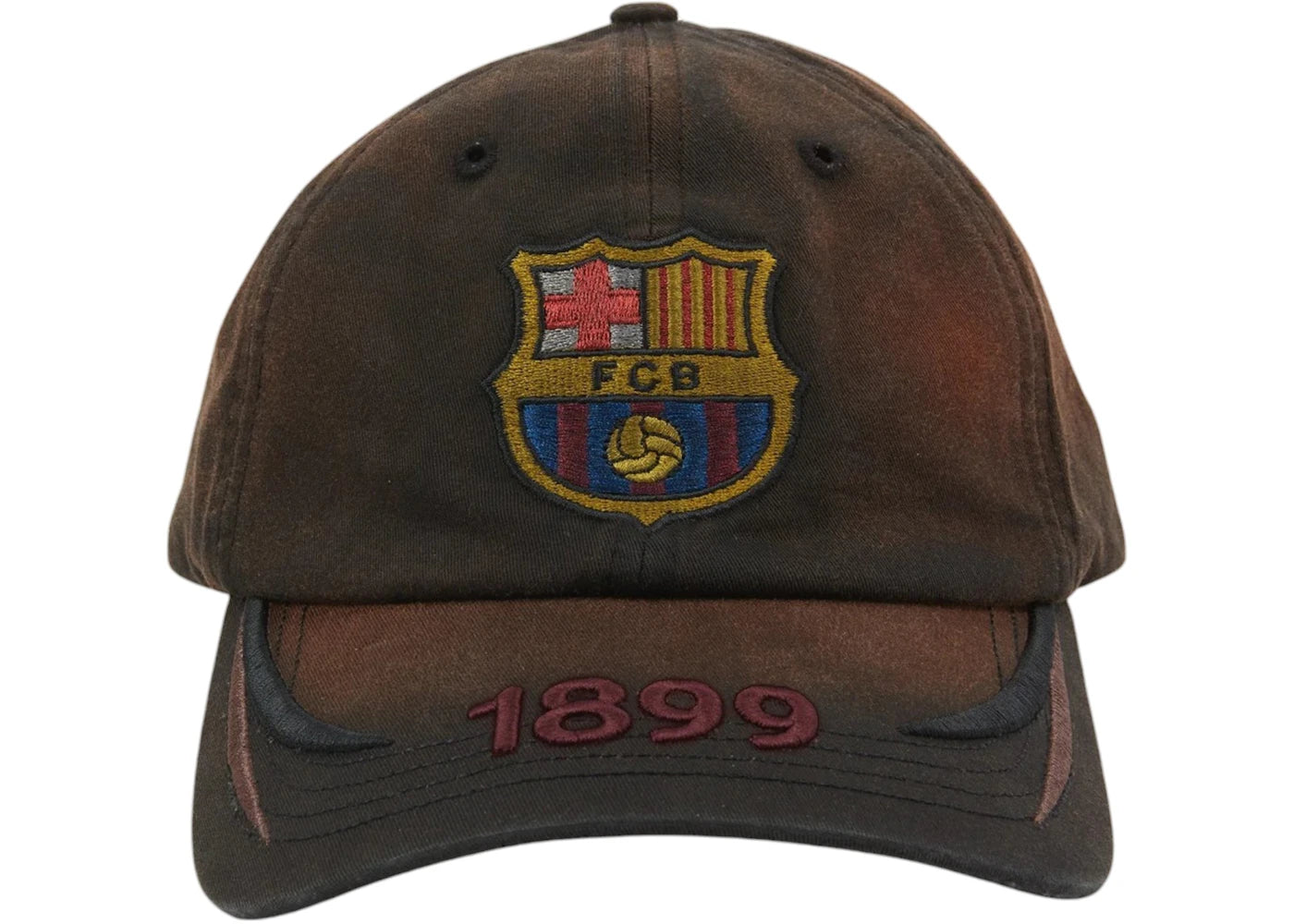Casquette Travis Scott x FC Barcelone 1899 effet vieilli - Multicolore