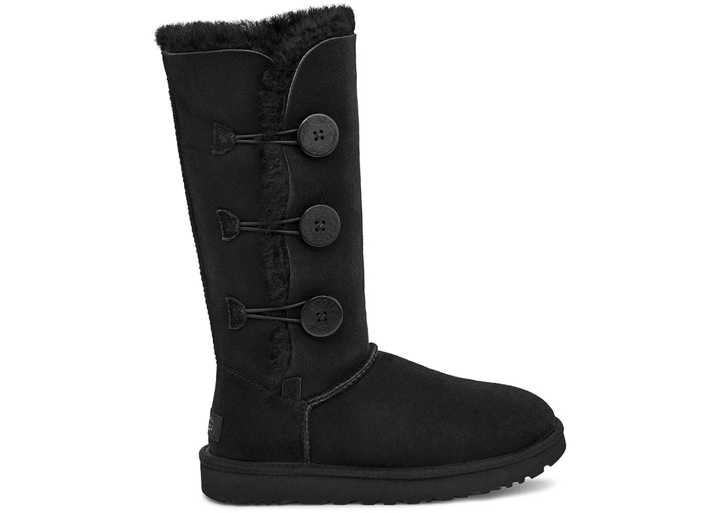 UGG Bailey Button Triplet II Boot-Black (Women's)