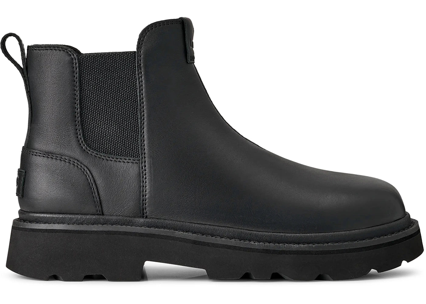 UGG Chelsea Lug Leather Boot-Black