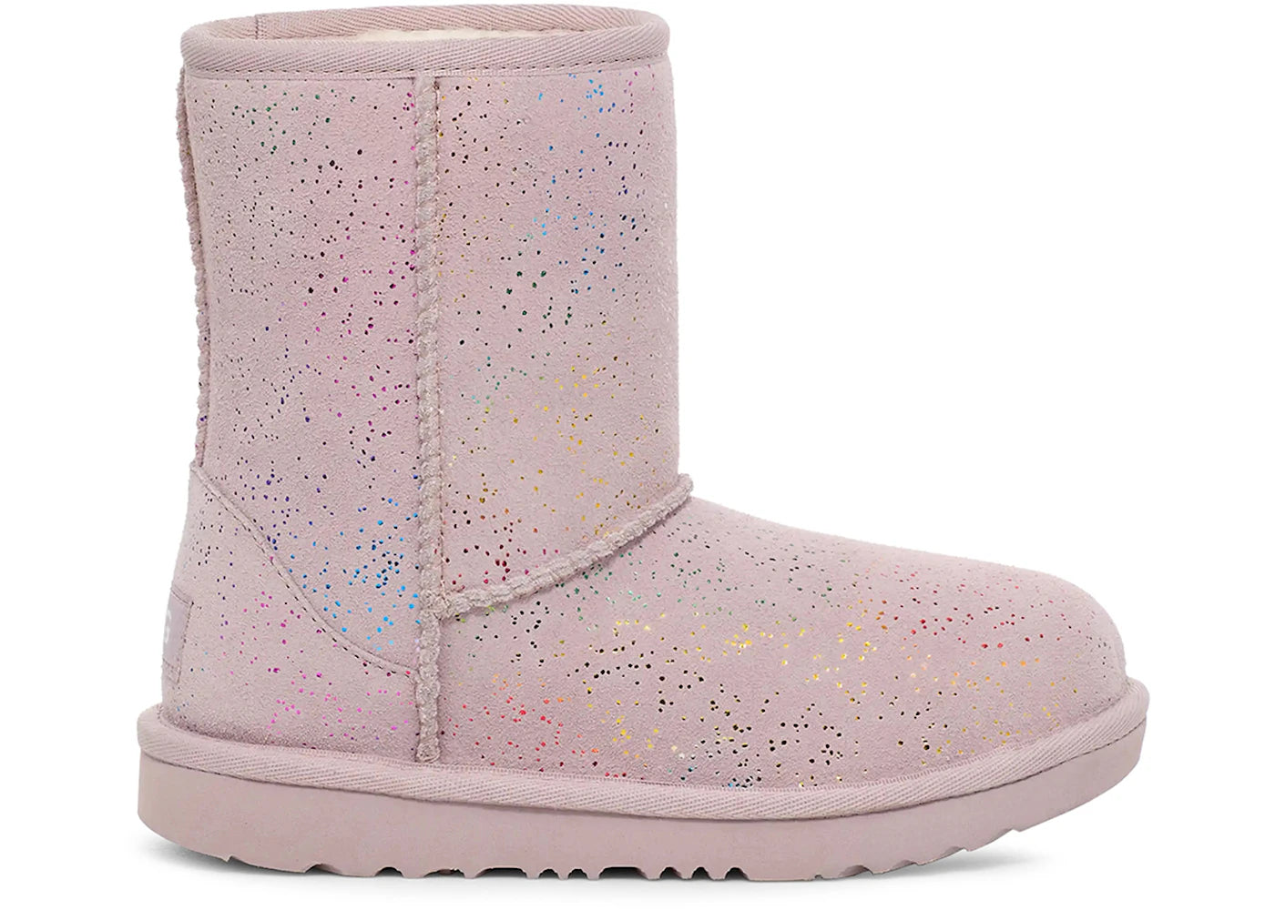 UGG Classic II Shimmer Sky Boot-Pale Smoke Rainbow Metallic (Kids)