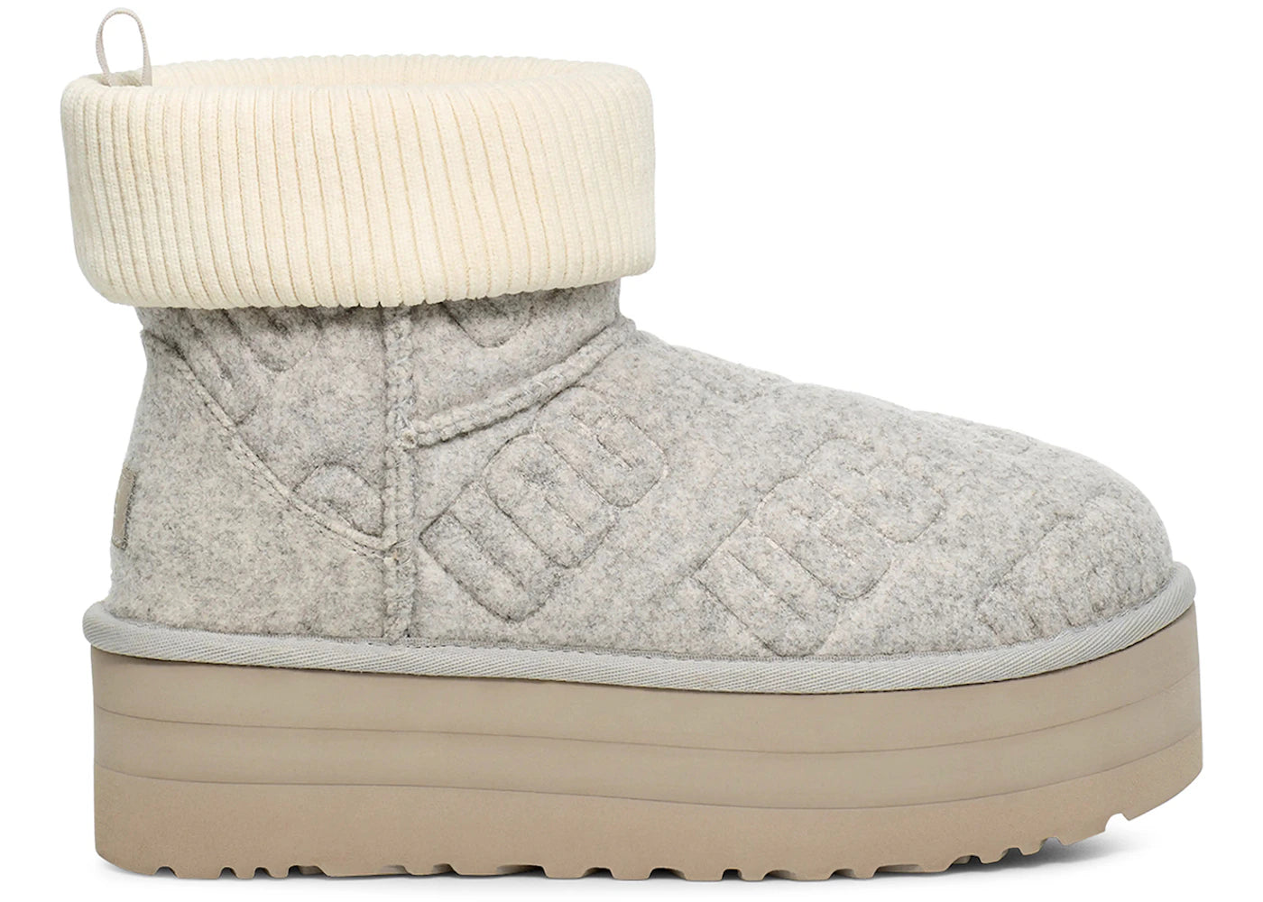 Bottes UGG Classic Mini Platform en feutre gris (Femme)
