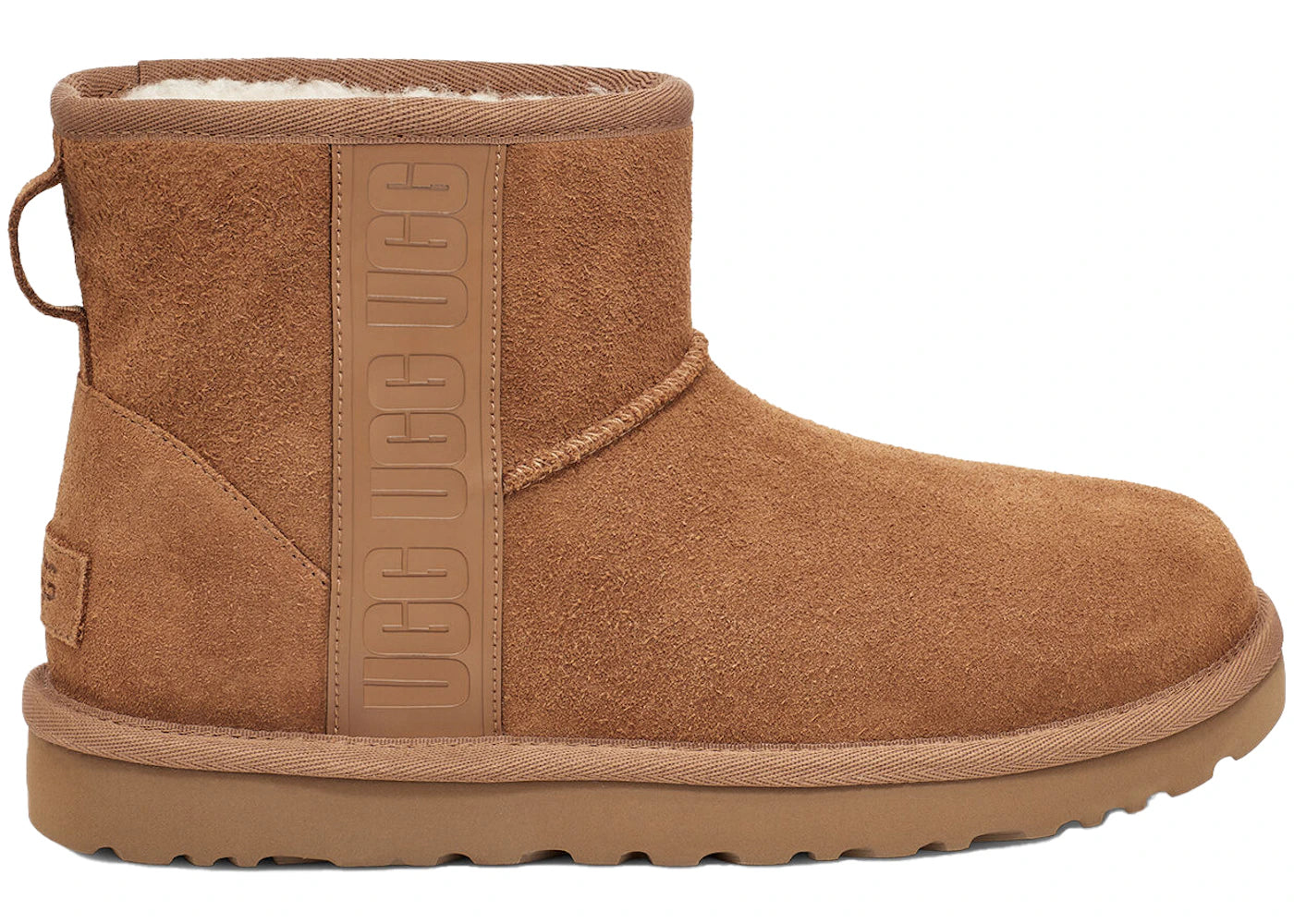 Bottes UGG Classic Mini à logo latéral - Châtaigne (Femme)