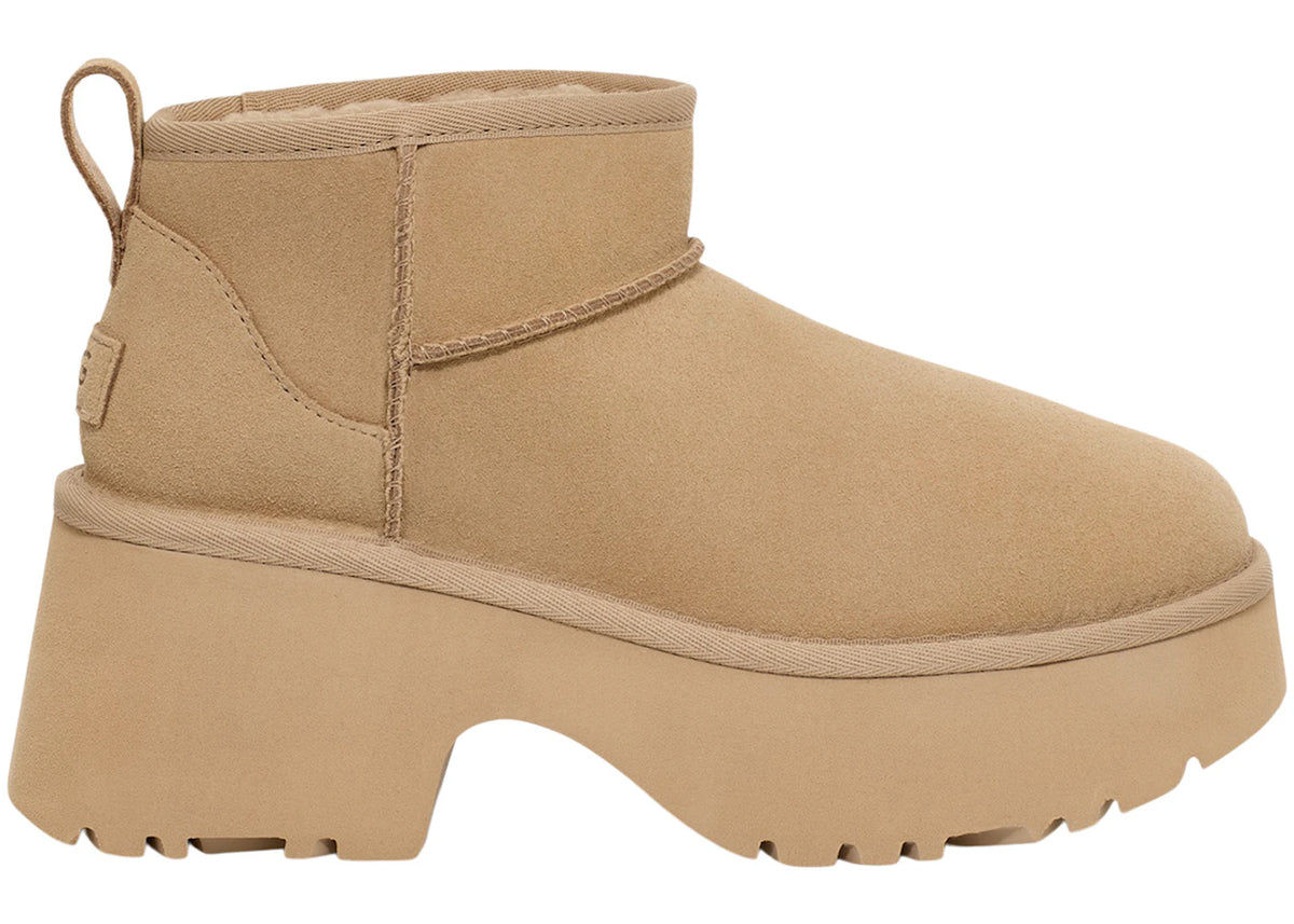 UGG Classic Ultra Mini New Heights Boot Mustard Seed - main view