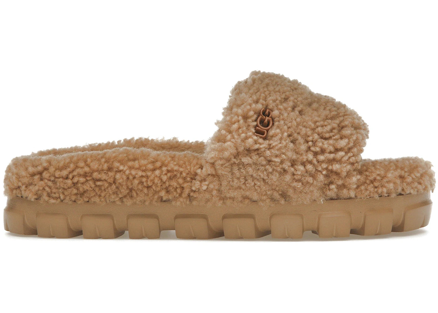 UGG Cozetta Curly Slide-Chestnut (Women's)
