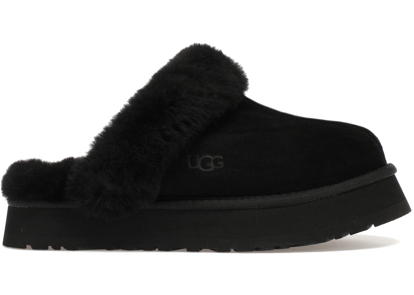 UGG Disquette Slipper-Black (Women's)