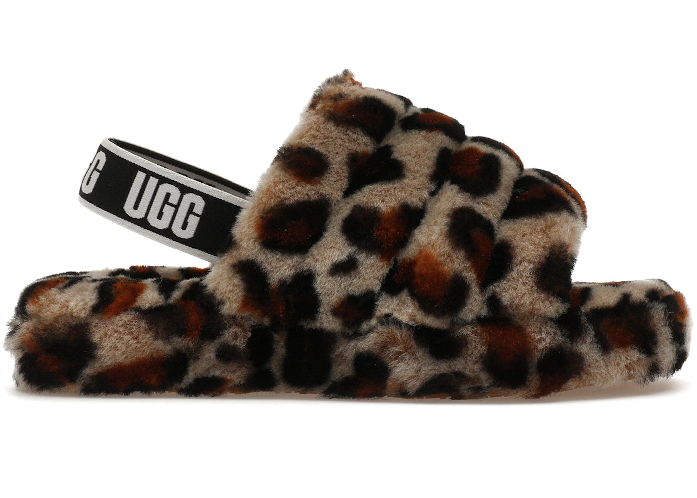 UGG Fluff Yeah Slide-Leopard Amphora (Kids)
