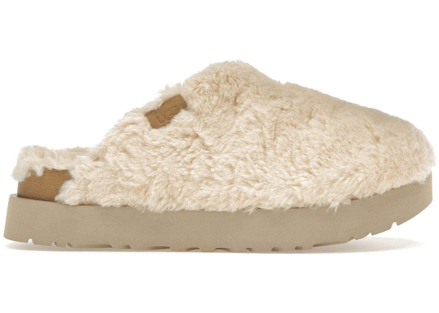 Sandales UGG Fuzz Sugar Slide - Naturel (Femme)