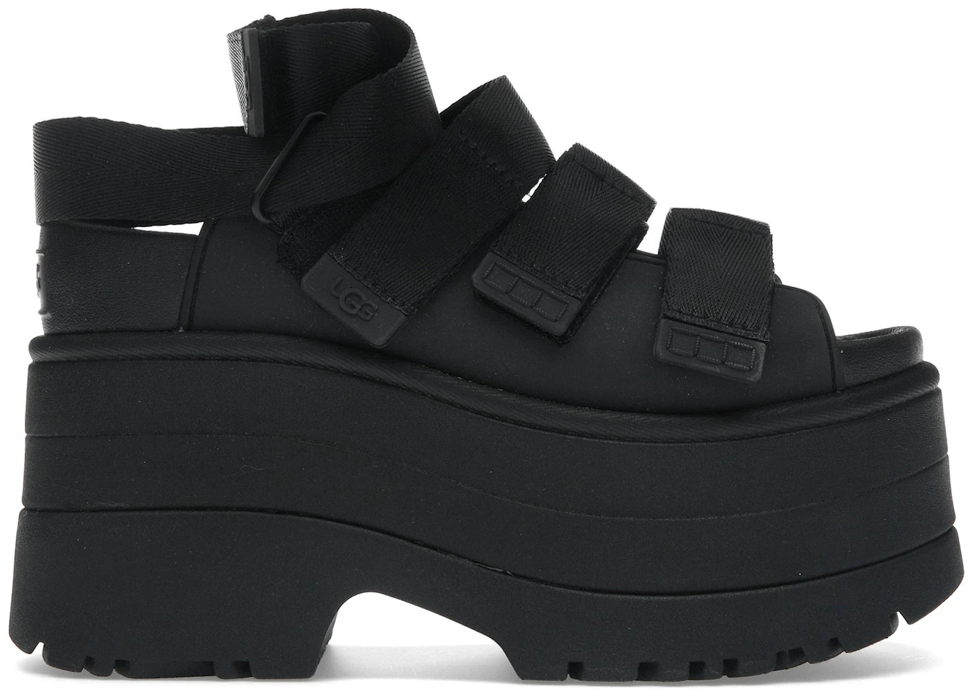 UGG GoldenRise Platform Sandals-Black (Women's)