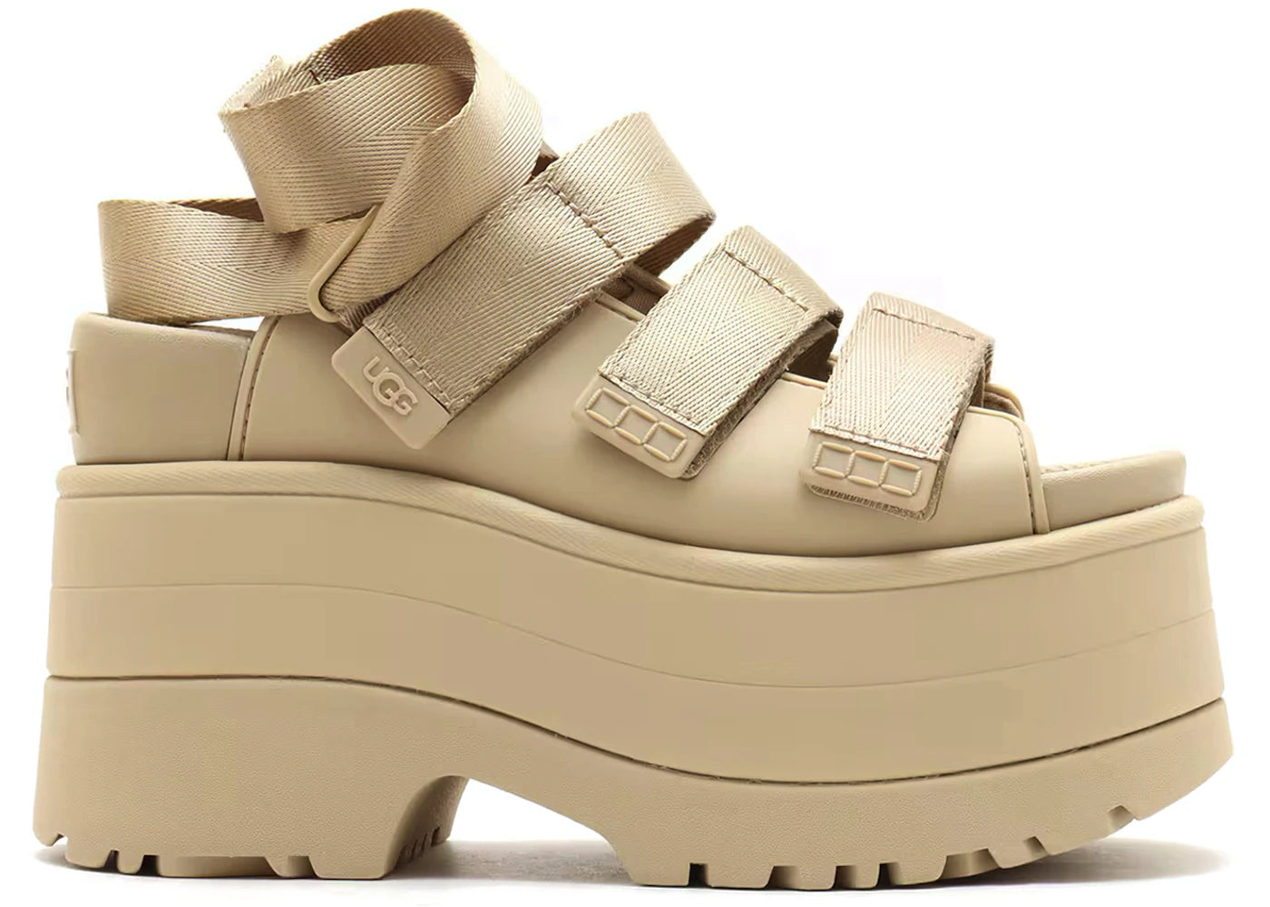 UGG GoldenRise Platform Sandals-Mustard Seed (Women's)