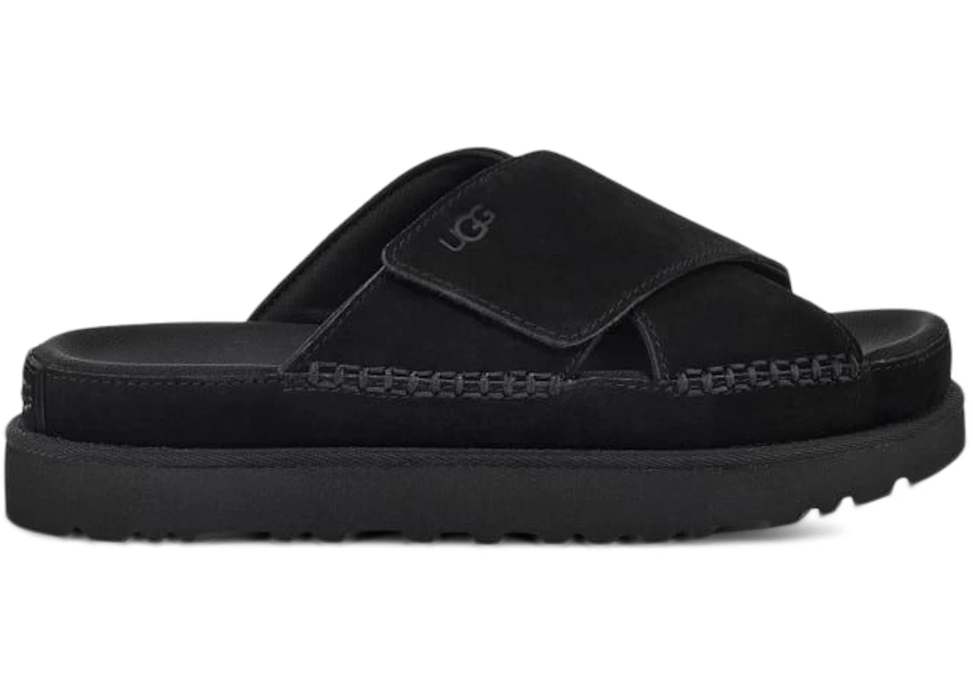 UGG Goldenstar Cross Slide-Black (Women's)