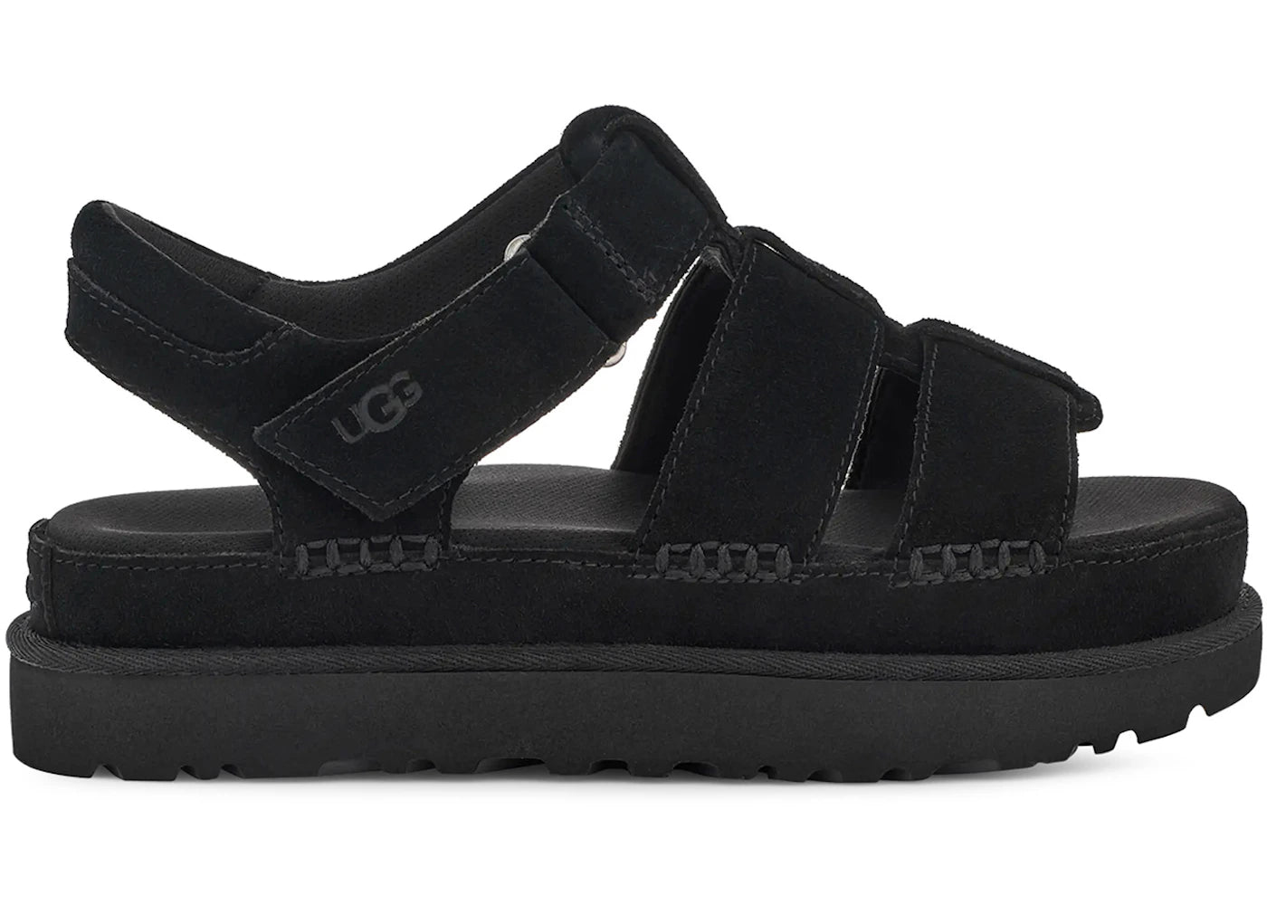 UGG Goldenstar Strap Platform Sandal-Black (Women's)