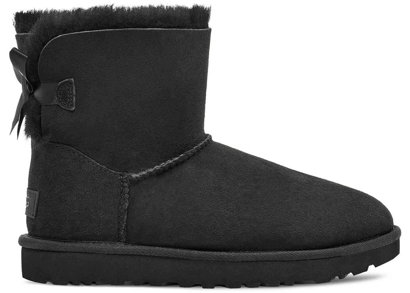 UGG Mini Bailey Bow II-Black (Women's)