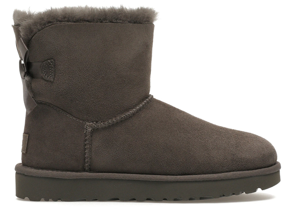 UGG Mini Bailey Bow II Boot Grey - main view