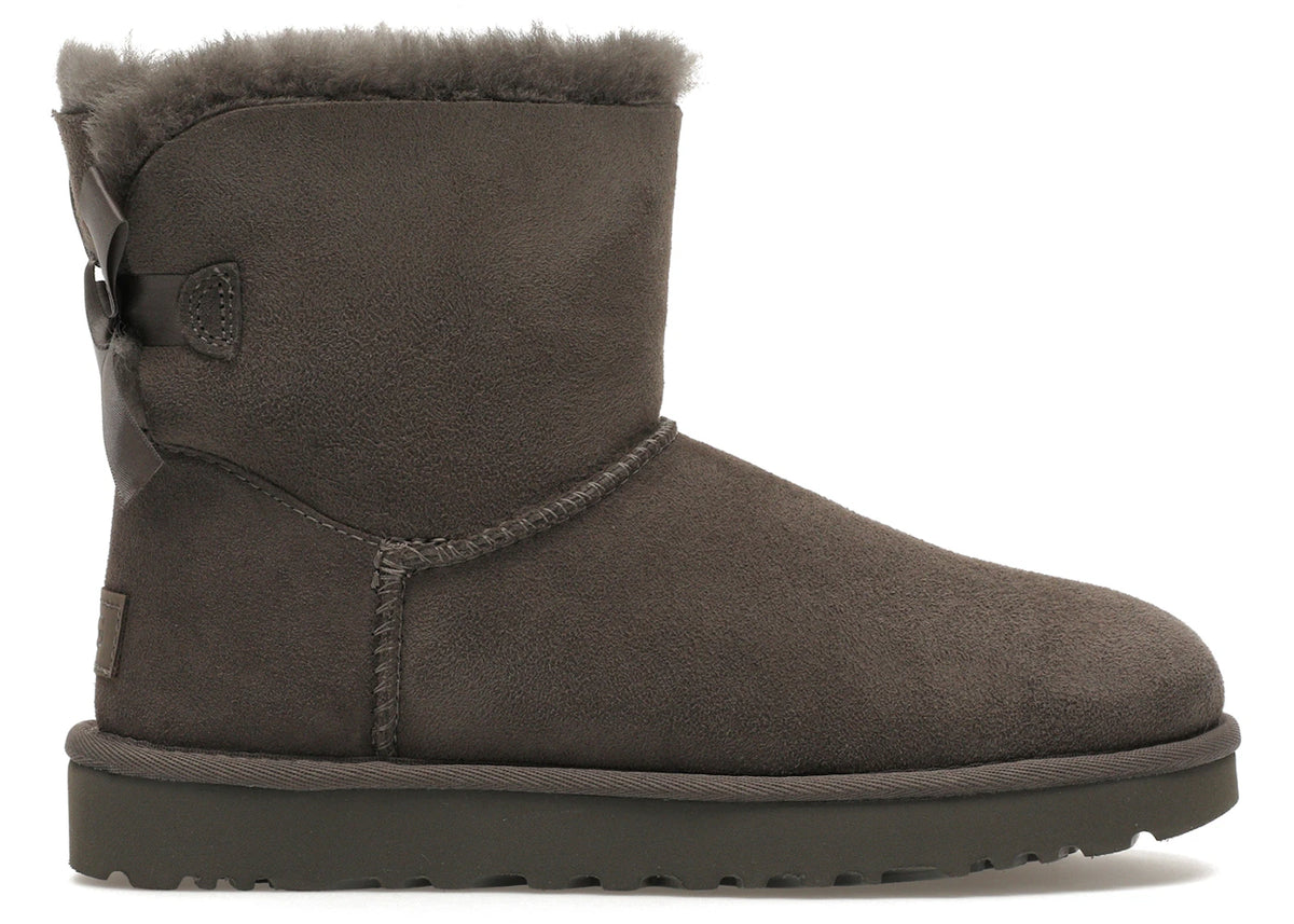 UGG Mini Bailey Bow II Boot Grey - main view