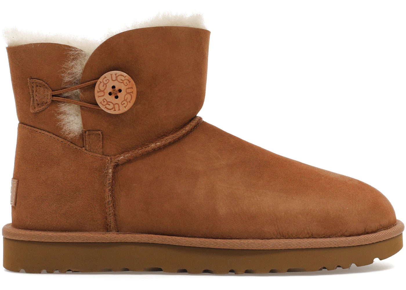 UGG Mini Bailey Button II-Chestnut (Women's)