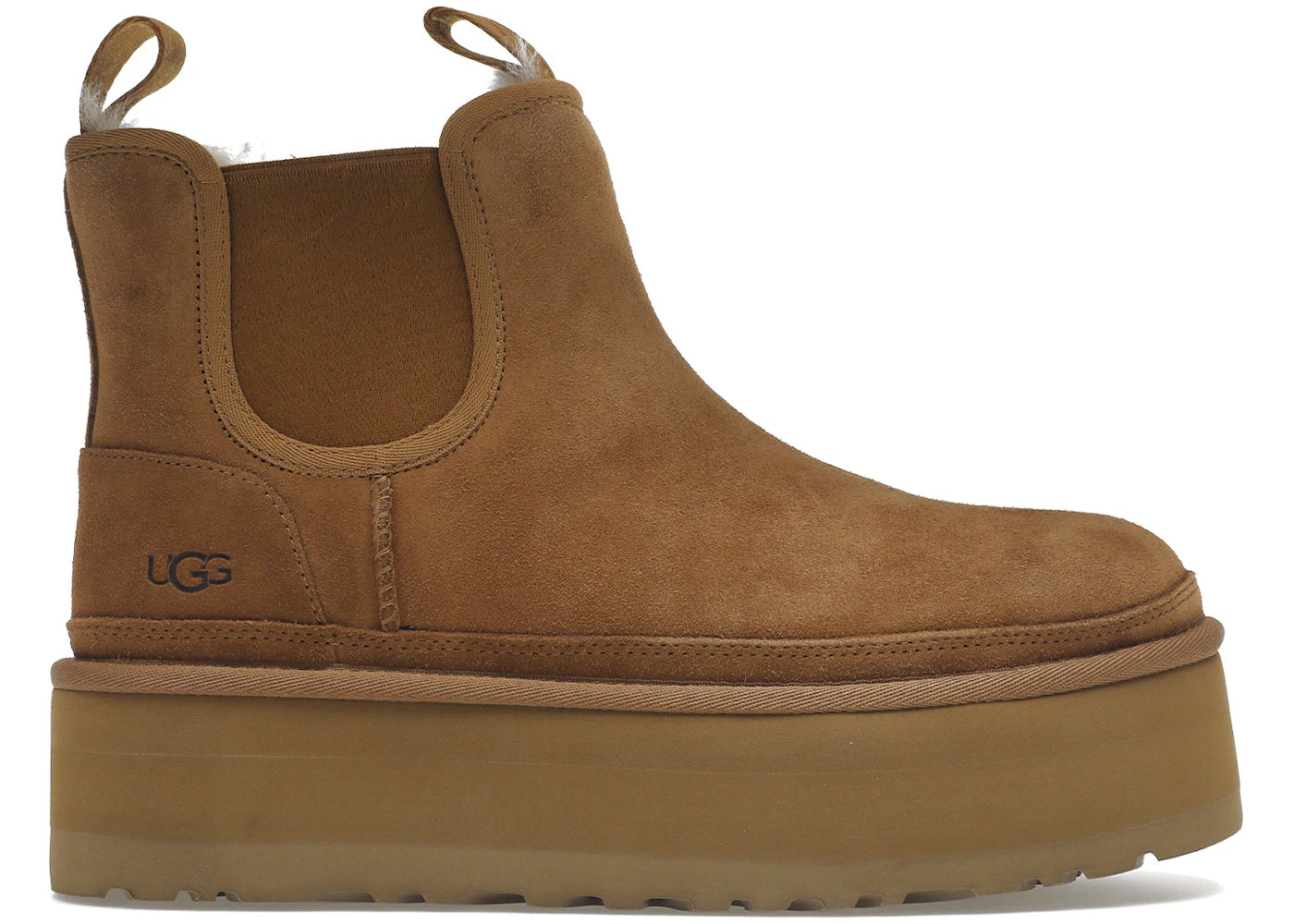 UGG Neumel Platform Chelsea Boot-Chestnut (Femme)