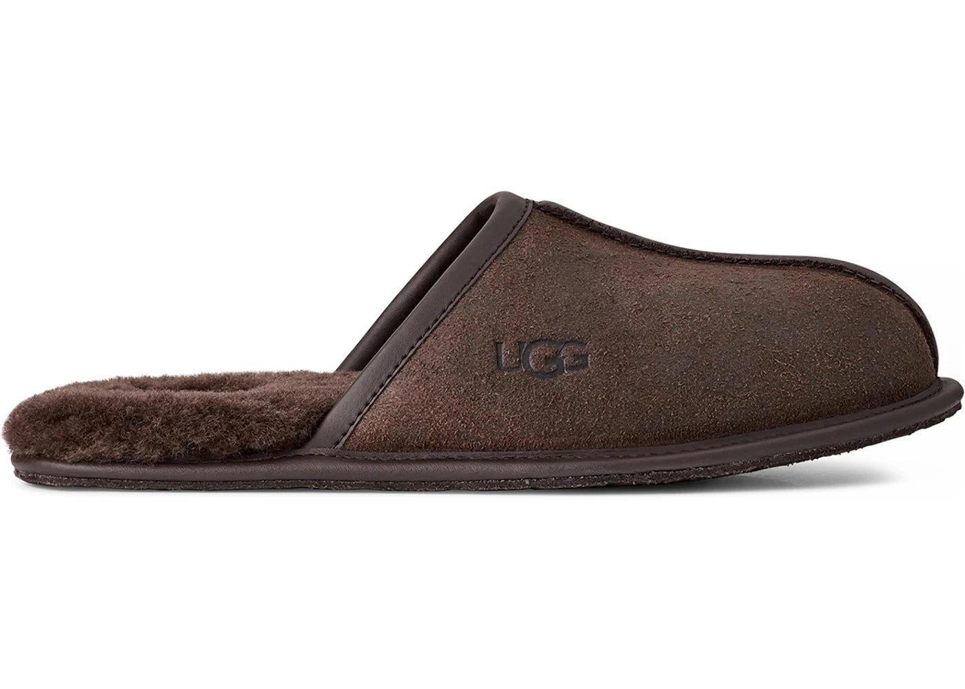 UGG Scuff Leather Distressed Slipper-Dusted Cocoa