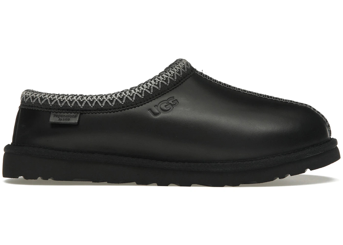 UGG Tasman LTHR Regen Slipper-Black