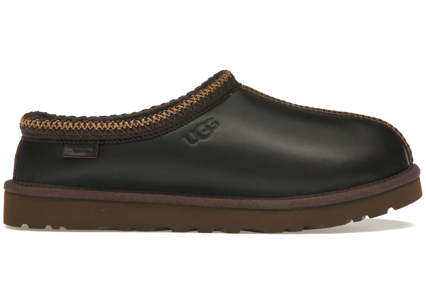 UGG Tasman LTHR Rain Slipper-Ironwood