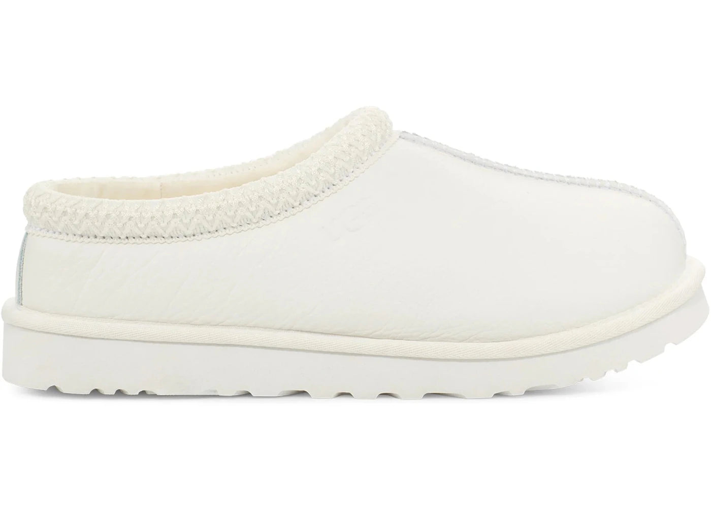 UGG Tasman Leather Slipper-White