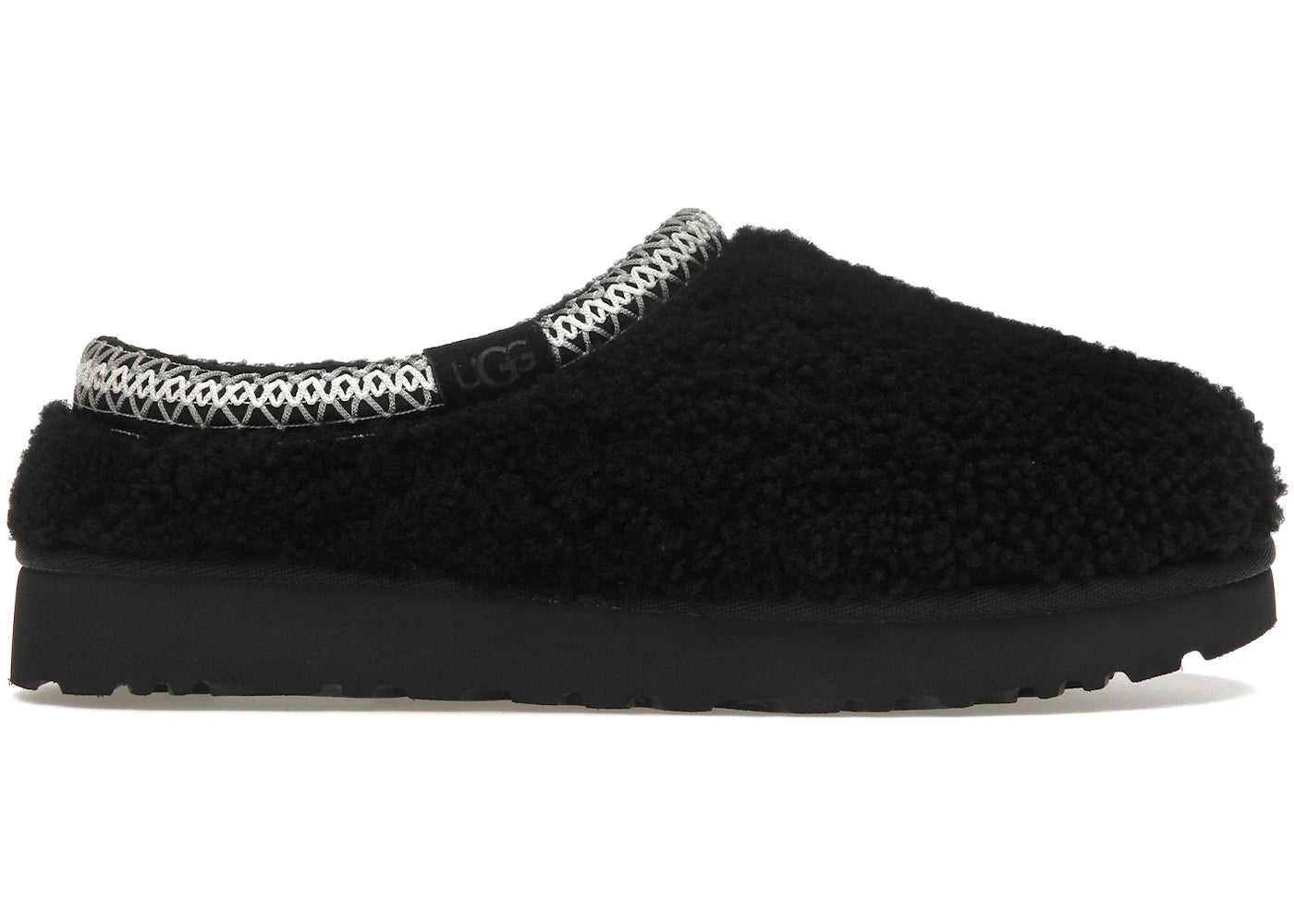 UGG Tasman Maxi Curly Slipper-Black (Women's)