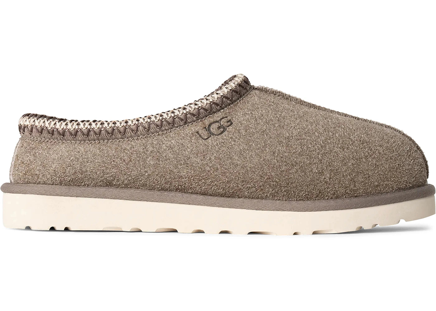 UGG Tasman Shaggy Suede Slipper-Smoke Plume