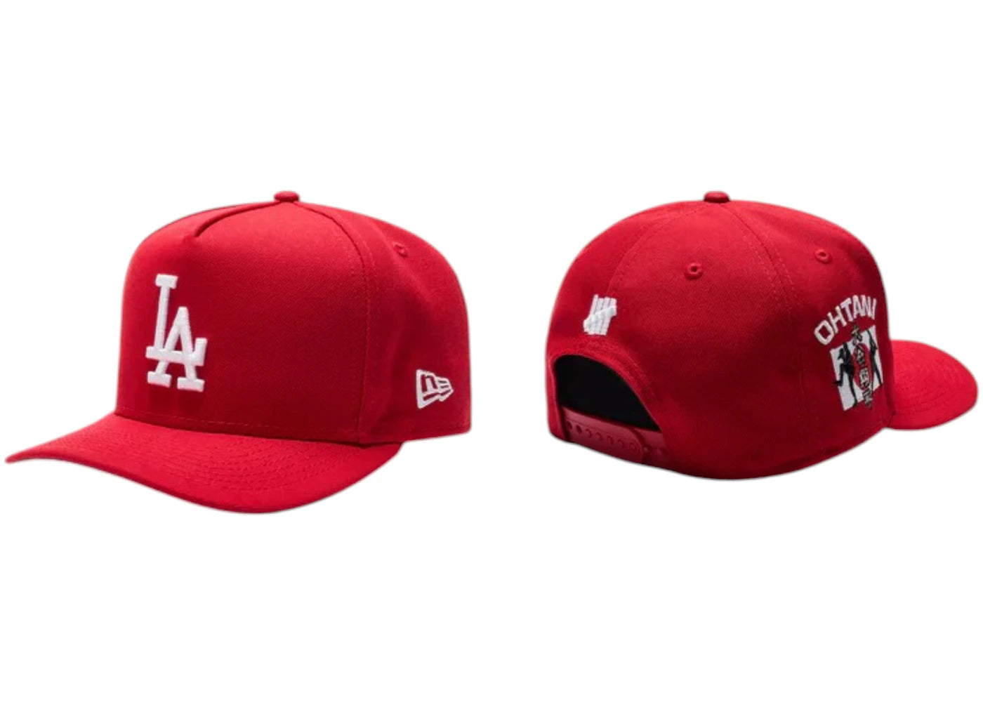 Undefeated x New Era Dodgers Ohtani 9Fifty AF Curve Cap-Red