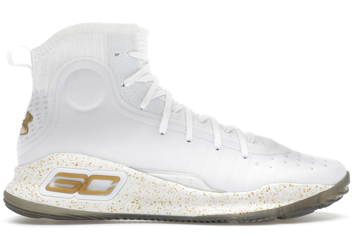 Under Armour Curry 4 Retro Blanc Or