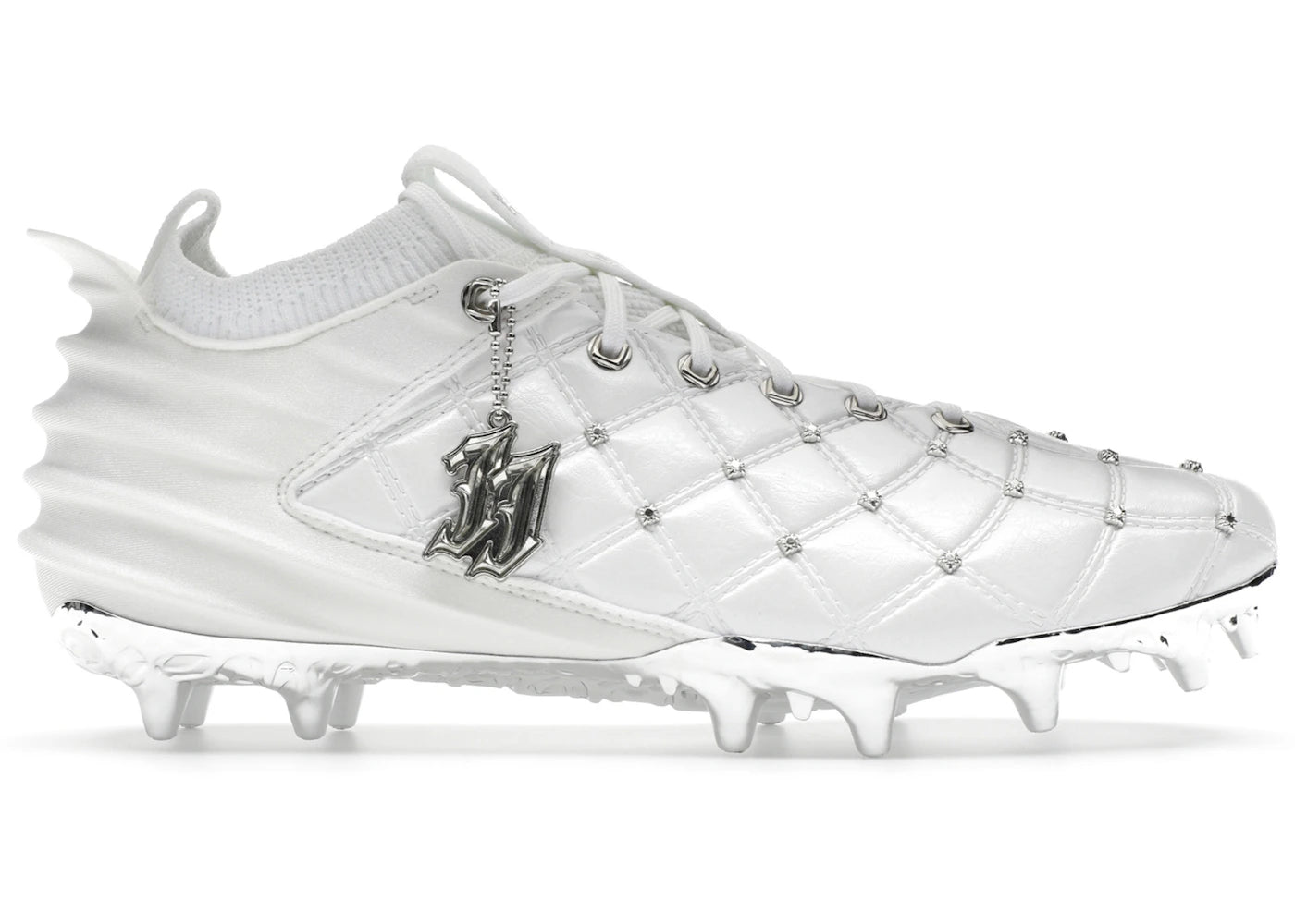 Under Armor UA Blur Pro-Justin Jefferson White Metallic Silver