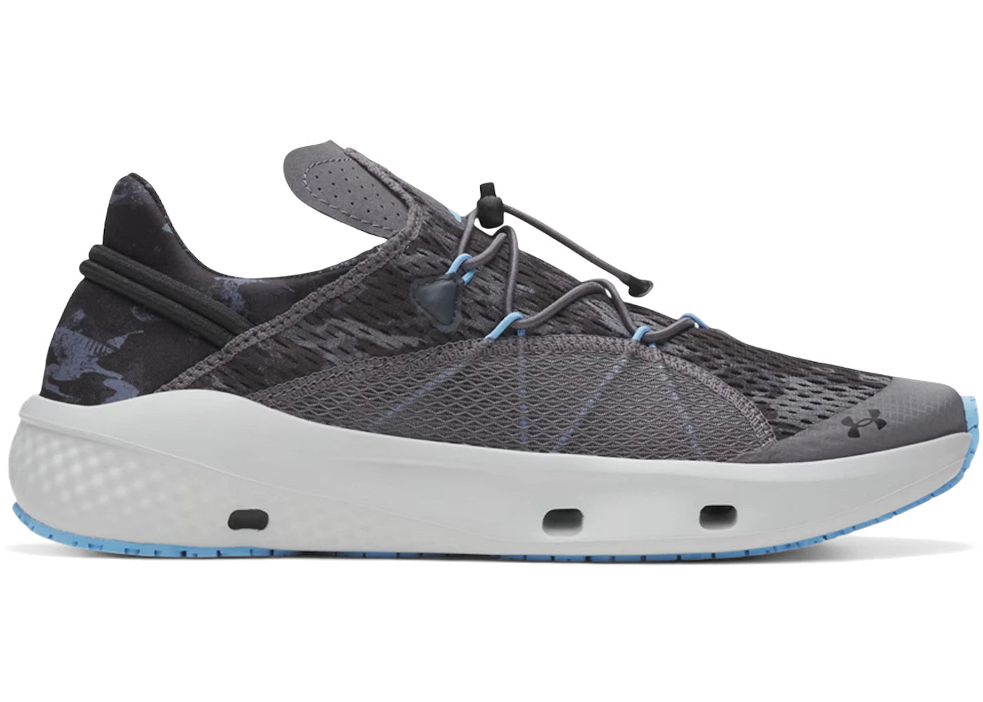 Under Armour UA Charged Fish Kilchis BlacktipH Black Distant Gray