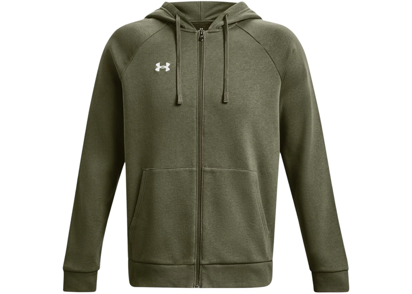Under Armour UA Rival Fleece Full-Zip Hoodie Marine OD Green/Black