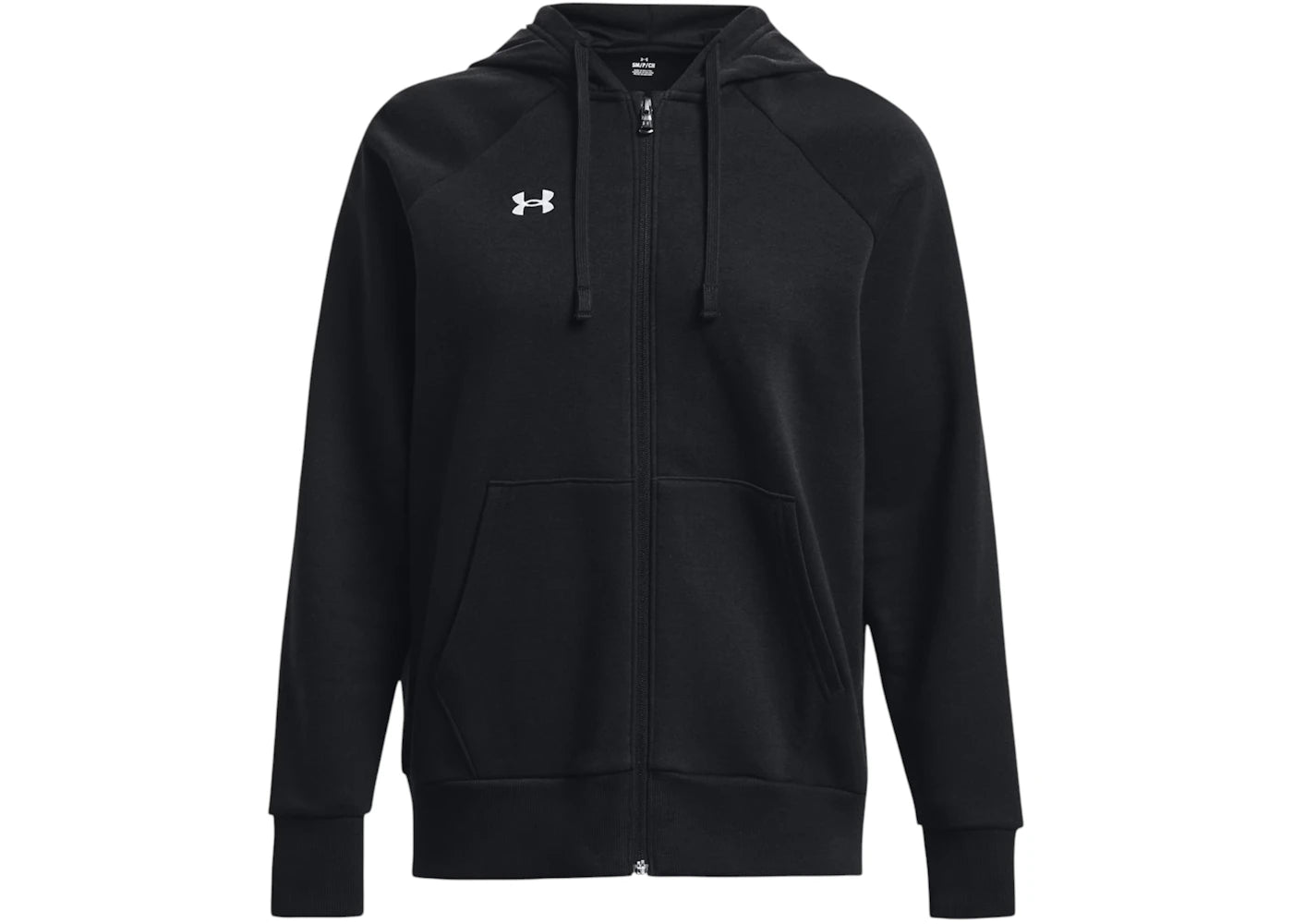 Under Armour Women's UA Rival Fleece Full-Zip Hoodie Black/White