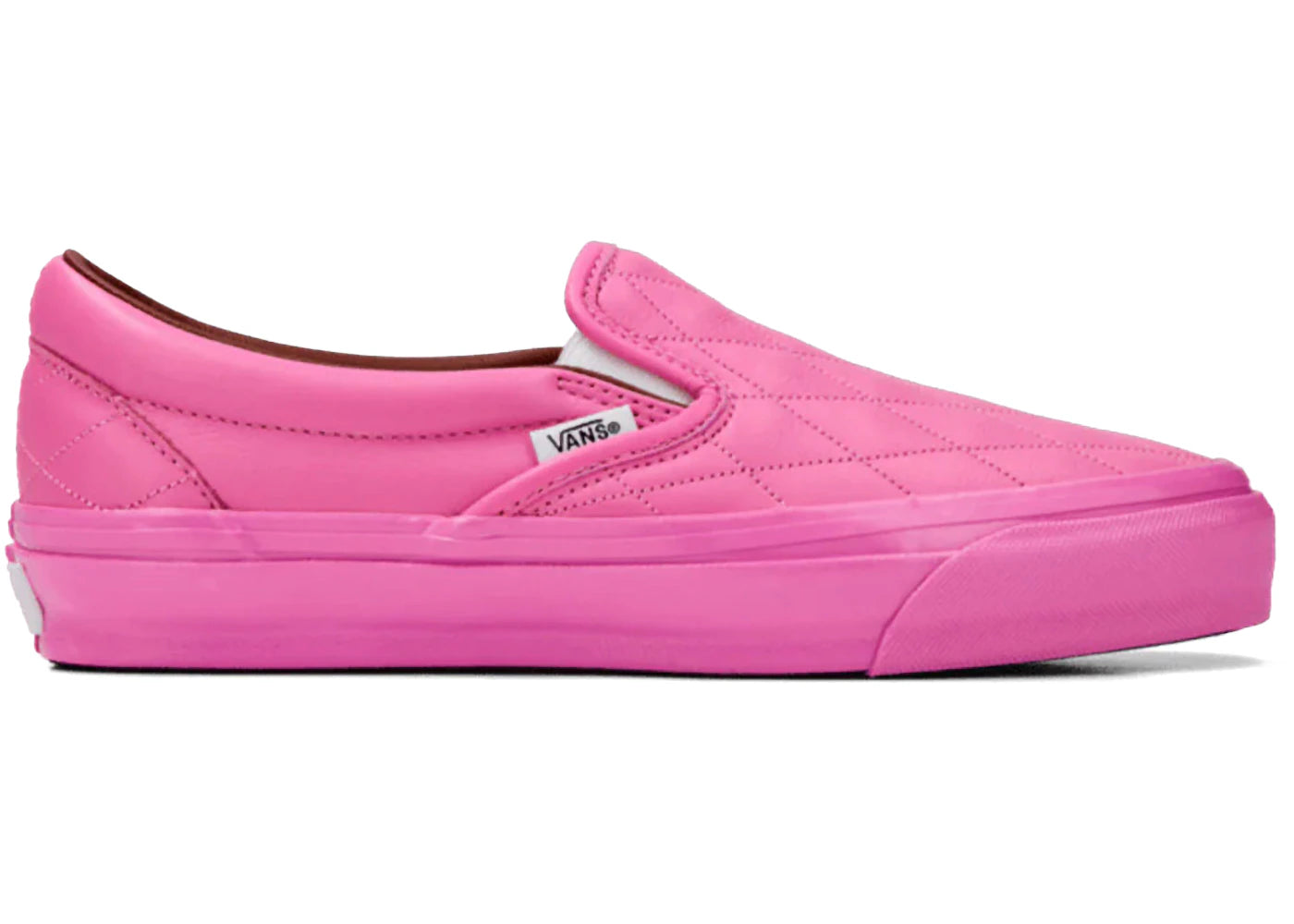 Vans LX Classic Slip-On 98 Quilted Leather Pink
