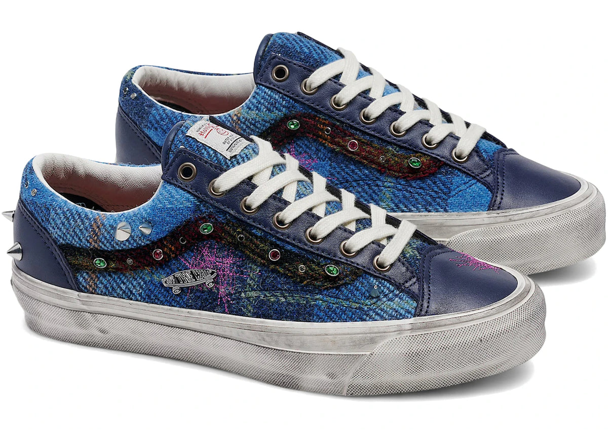 Vans Old Skool 36 Harris Tweed Blue Multi - main view