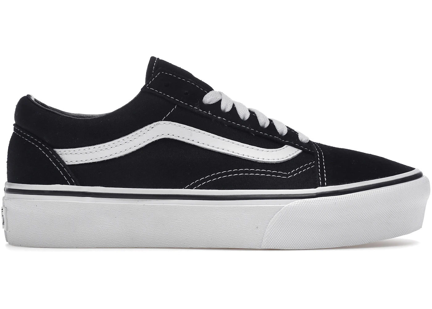 Vans Old Skool Platform - Noir et blanc