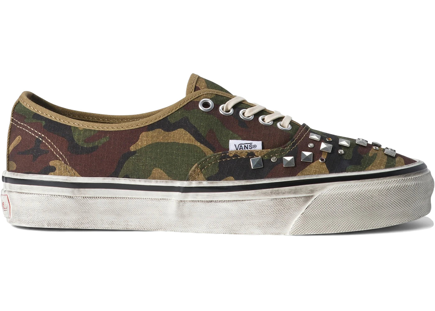 Vans Premium Authentic Woodland Camo Green - main view