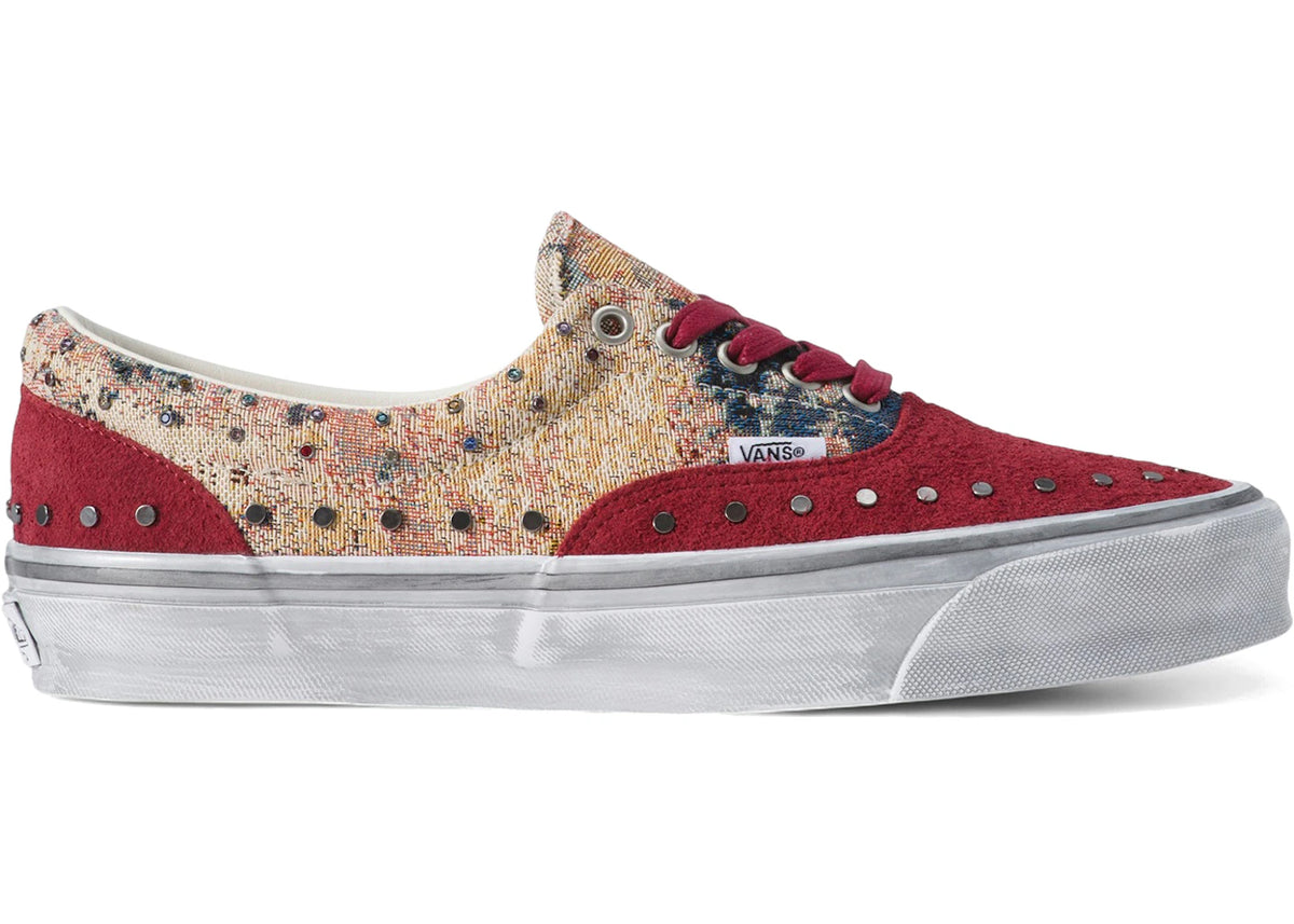 Vans Premium Era Floral Rivets Bordeaux Red - main view
