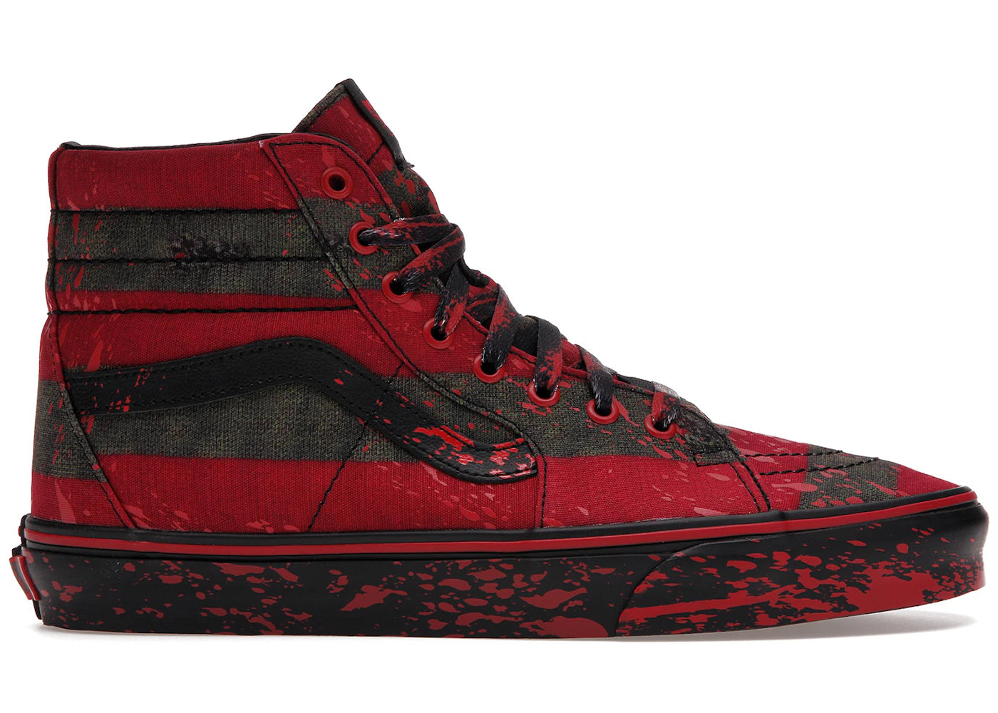 Vans Sk8-Hi-Horror Pack Nightmare on Elm Street Freddy Krueger