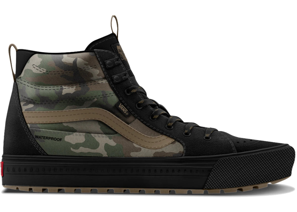 Vans Sk8-Hi MTE Waterproof Camo Black Tan - main view