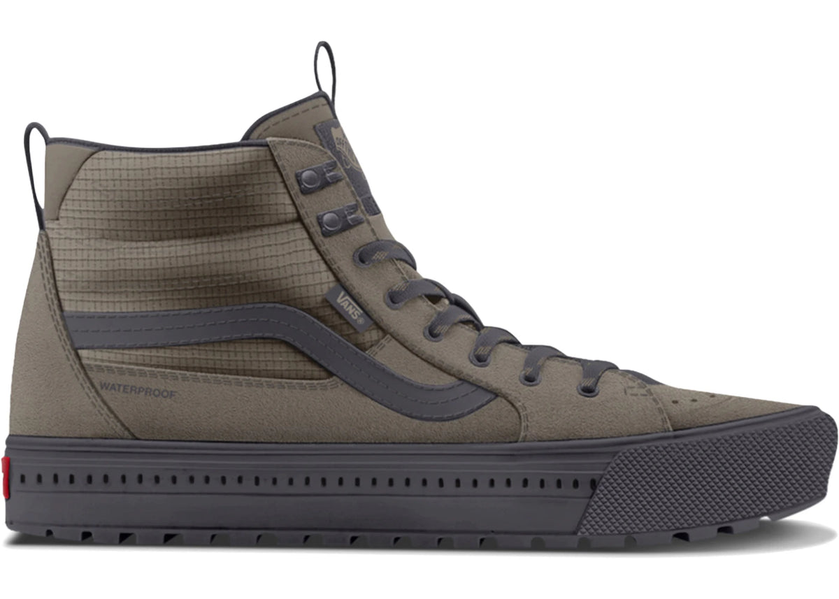 Vans Sk8-Hi MTE Waterproof Ripstop Bungee Cord Brown Black - main view