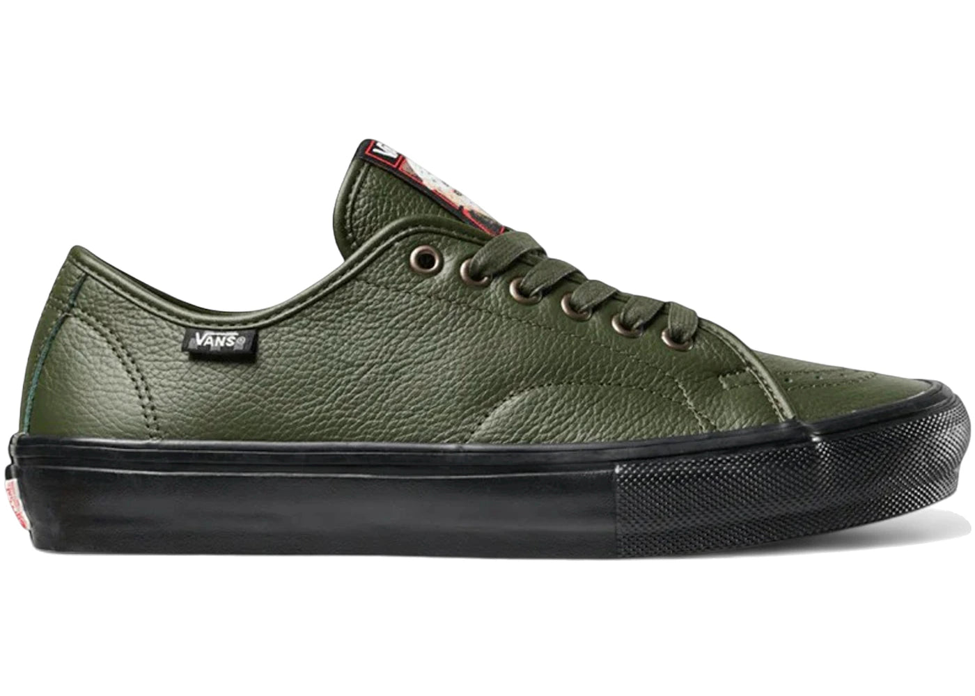 Vans Skate AVE Classic Hockey Skateboards Green Black - main view